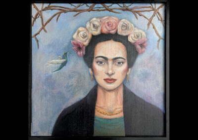 Hummingbird-Frida-20in-x-20in-Acrylic