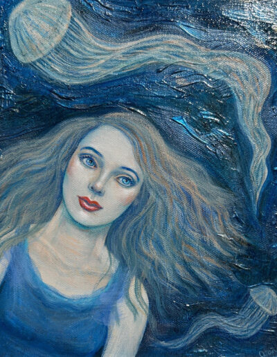 Jellyfish Dream 8" x 10"